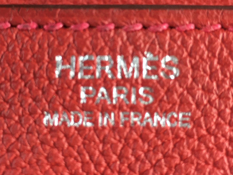 Hermes Rouge Tomate Epsom Kelly With Palladium Hardware 32CM (EZXZ) 144010002927 RP/DE
