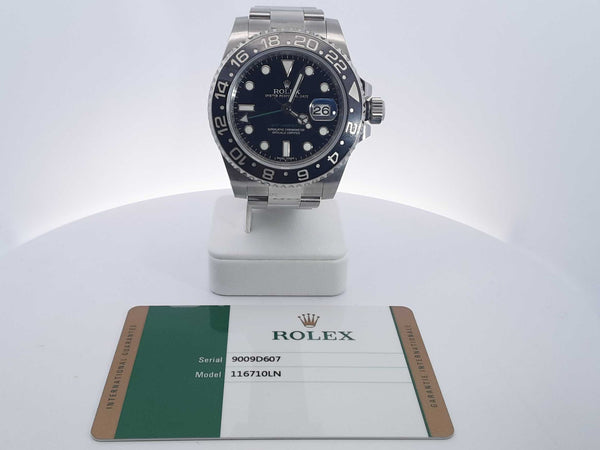 Rolex 40 Oyster Perpetual Date Gmt Master Stainless Watch Mslopzxsa 144010024344