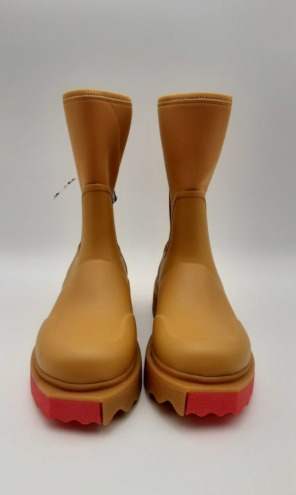 Wellington Off-white Rain Boots Camel Color Size 37 Mssrsa 144010030038