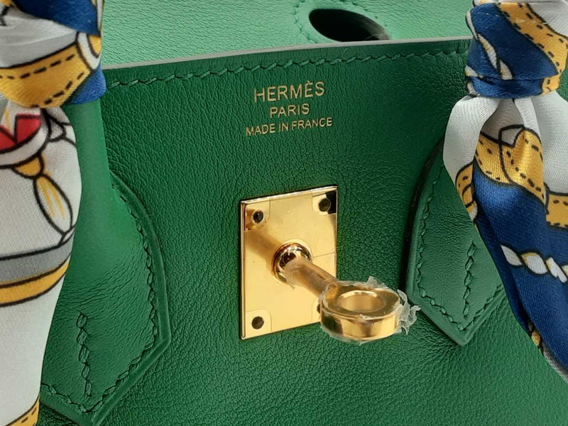 Hermes Veau Bambou With Gold Hardware 25CM (LCOZX) 144010020785 RP/SA