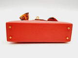 Hermes Kelly 20CM Mini Sellier Red Rouge Tomate Epsom with Gold Hardware Handbag (LSXZX) 144020005234 DO/DE