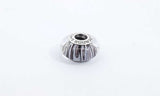 Pandora Sterling Silver Murano Glass Purple Zebra Bead Charm Ebrdu 144030007562