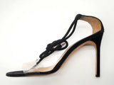 Manolo Blahnik Estro Black Suede Heels Size Eu 38/ Us 8 Dorxde 144020002213