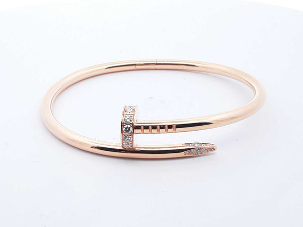 Cartier 18k Gold Diamond Juste Un Clou Bracelet Size 17 Lhczxzde 144020009166