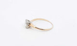 14k Yellow Gold Diamond Solitaire Engagement Ring Size 6.75 Ebcrxdu 144030004832