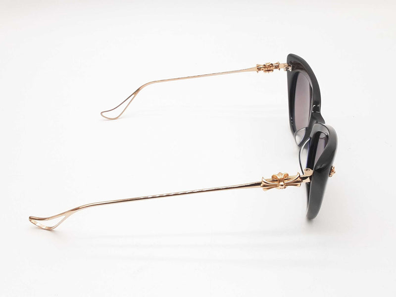 Chrome Hearts Bailey Girl Black Gold Plated Sunglasses Lhprxde 144020013766
