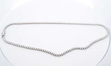 14k White Gold Lab Grown Diamond Tennis Necklace 17 Inch Ebocrxdu 144030007662