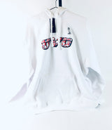 OVO Flag Runner White Hoodie, Size XL (LIR) 144010002638
