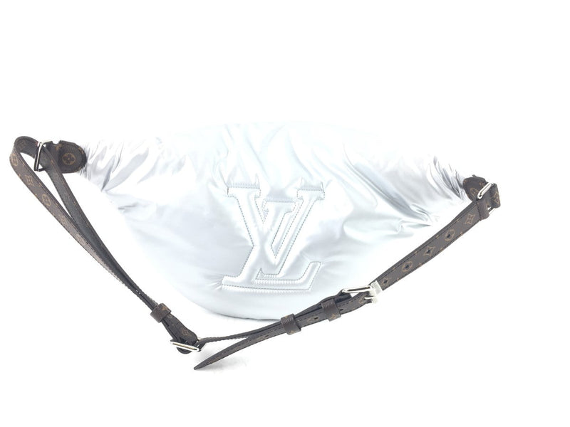 Vuitton NIB Silver Pillow Bumbag LOGO - Vintage Lux