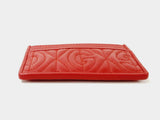 Gucci Red Quilted Leather Cardholder Wallet (OIR) 144010011064 DO