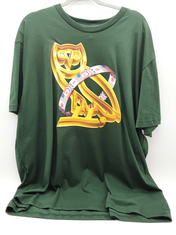 October's Very Own Ovo Gmt Owl Green T-shirt Size 3xl Docrde 144010001237