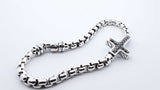 David Yurman Sterling Silver Cross Cable Bracelet 5" 28.37g Lhoexde 144010020871