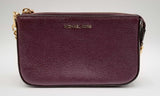 Michael Kors Purple Leather Jet Set Chain Wallet Shoulder Bag Eblrdu 144030005789