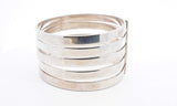 Gucci Sterling Silver Hinged Bangle Bracelet 7.5 Inch Ebpxzdu 144010020595