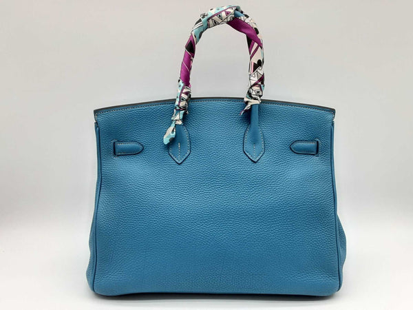 Hermes Birkin 35cm Blue Jean Togo Palladium Hardware Handbag Docrxzde 144010002728