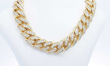 Sterling Silver Cuban Link Chain 109.9 Grams 21 Inch Eboredu 144030001649