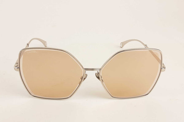 Chanel Butterfly 4262 Silver Sunglasses (LZX) 14401000448