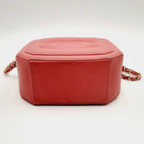 Chanel N5328 Octagon CC Pink Lambskin Leather Camera Case Bag CBLOZXSA 144010007315