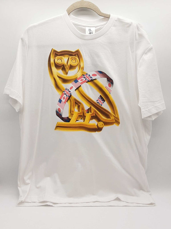 October's Very Own Ovo Gmt Owl White T-shirt Size M Docrde 144010002526