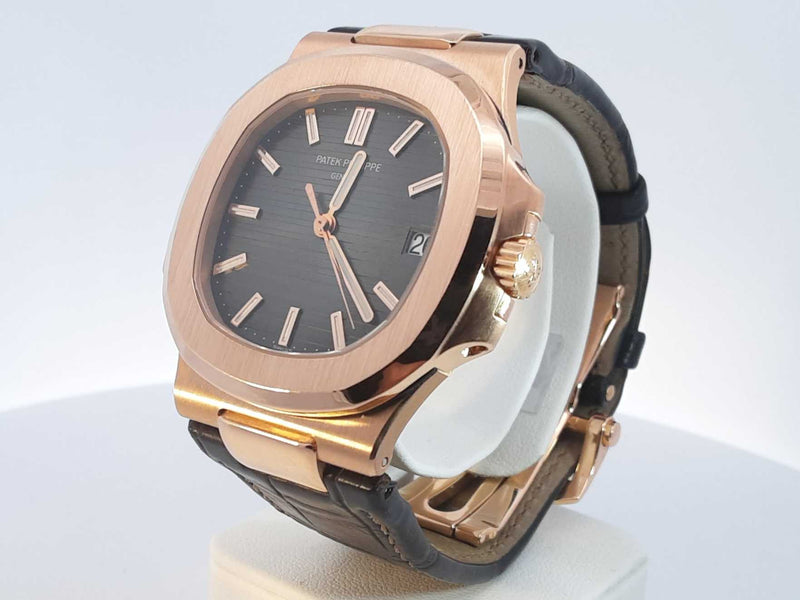 Patek 5711R Review  18K Rose Gold Nautilus Sports Watch For Sale