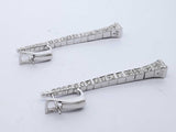 Gucci 18k White Gold Diamond Chiodo Drop Earrings Lhwpezde 144020005503