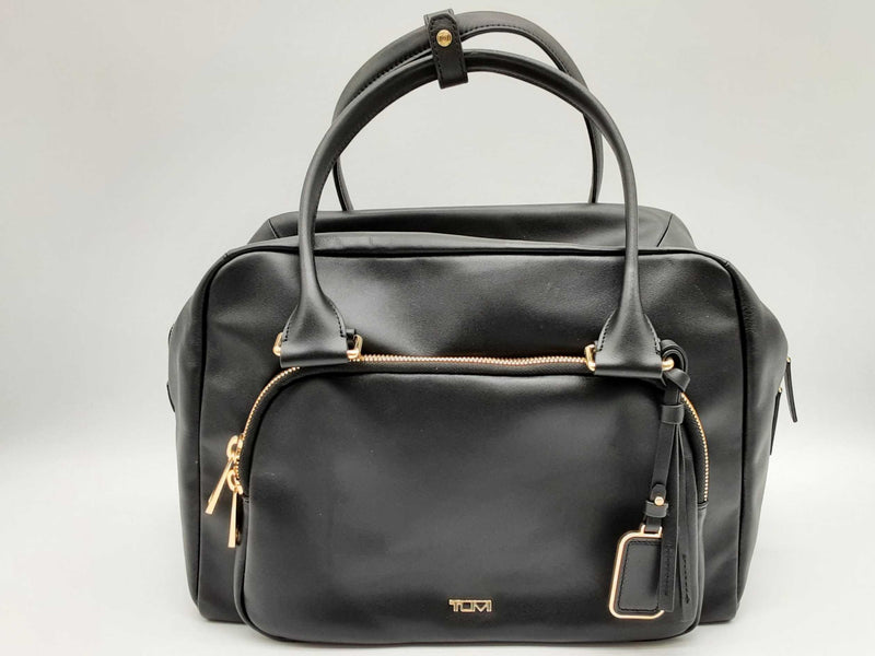 Tumi Adriane Carryall Black Leather Duffle Bag Dolxzde 144020012551