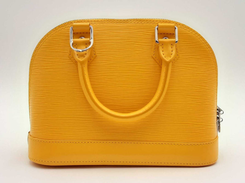 Louis Vuitton Small EPI Yellow Alma Handbag (ECR) 144010019306 RP/SA