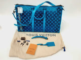 Louis Vuitton Blue Mesh Triangle Keepall 50 Limited Edition Duffle Bag ( ) 144010008671 DO