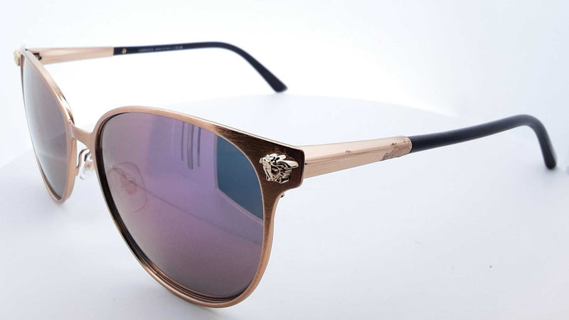 Versace 2168 Metal Mirrored Gold Sunglasses Lhprde 144020012053