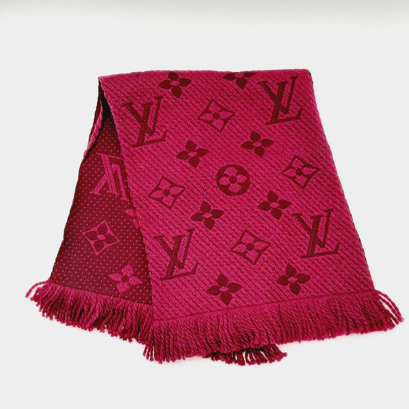 Louis Vuitton Logomania Wool Scarf - Red Scarves and Shawls