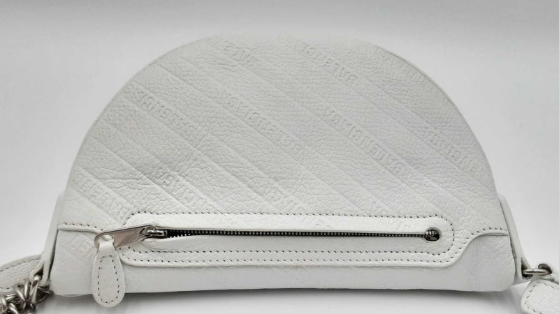 Balenciaga white clutch best sale