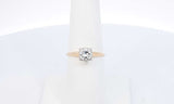 14k Yellow Gold Diamond Solitaire Engagement Ring Size 6.75 Ebcrxdu 144030004832