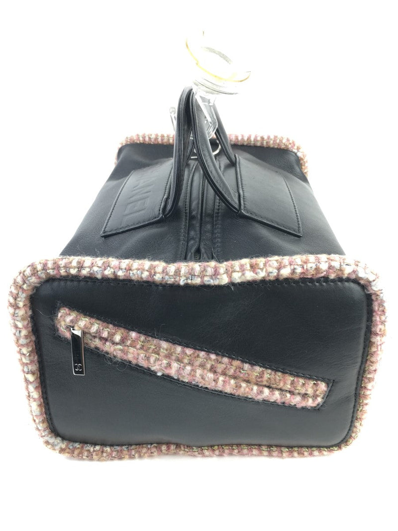 Chanel Vintage Black Calskin Bowler Bag (WPXZ) 144010000070 PS/DU