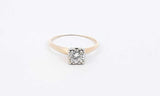 14k Yellow Gold Diamond Solitaire Engagement Ring Size 6.75 Ebcrxdu 144030004832