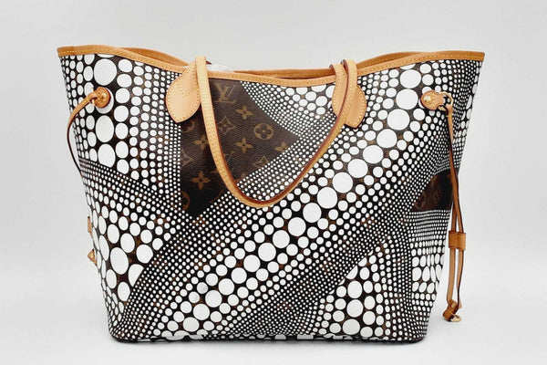 Louis Vuitton White Neverfull 32 MM Yayoi Kusama Limited Edition Handbag MSLWORDU 144010019268