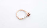 14k Rose Gold Vera Wang Love Diamond Ring Size 8.5 Eboxzdu 144030000972