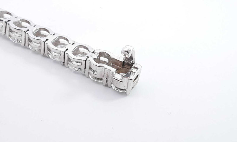 14k White Gold Lab Grown Diamond Tennis Bracelet 7 Inch Eblxrxzsa 144010019032