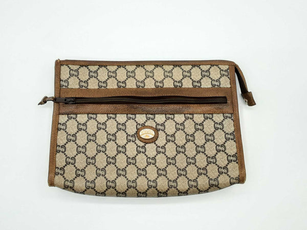 Gucci Medium Vintage Ophidia Leather Clutch Bag LHLRXDE