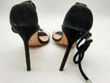 Manolo Blahnik Estro Black Suede Heels Size Eu 38/ Us 8 Dorxde 144020002213