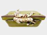 Hermes Birkin 25CM Green Granny Taurillon Clemence With Palladium Hardware Handbag (LIPXZ) 144010009686 DO/DE