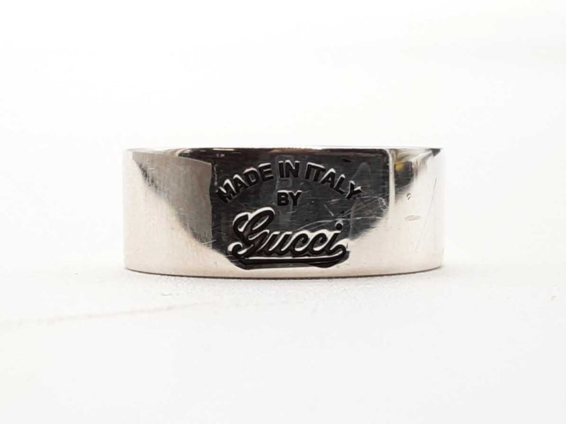 Gucci Sterling Silver "Made In Italy" Ring Silver Size 11 Dolrxde 144020007354